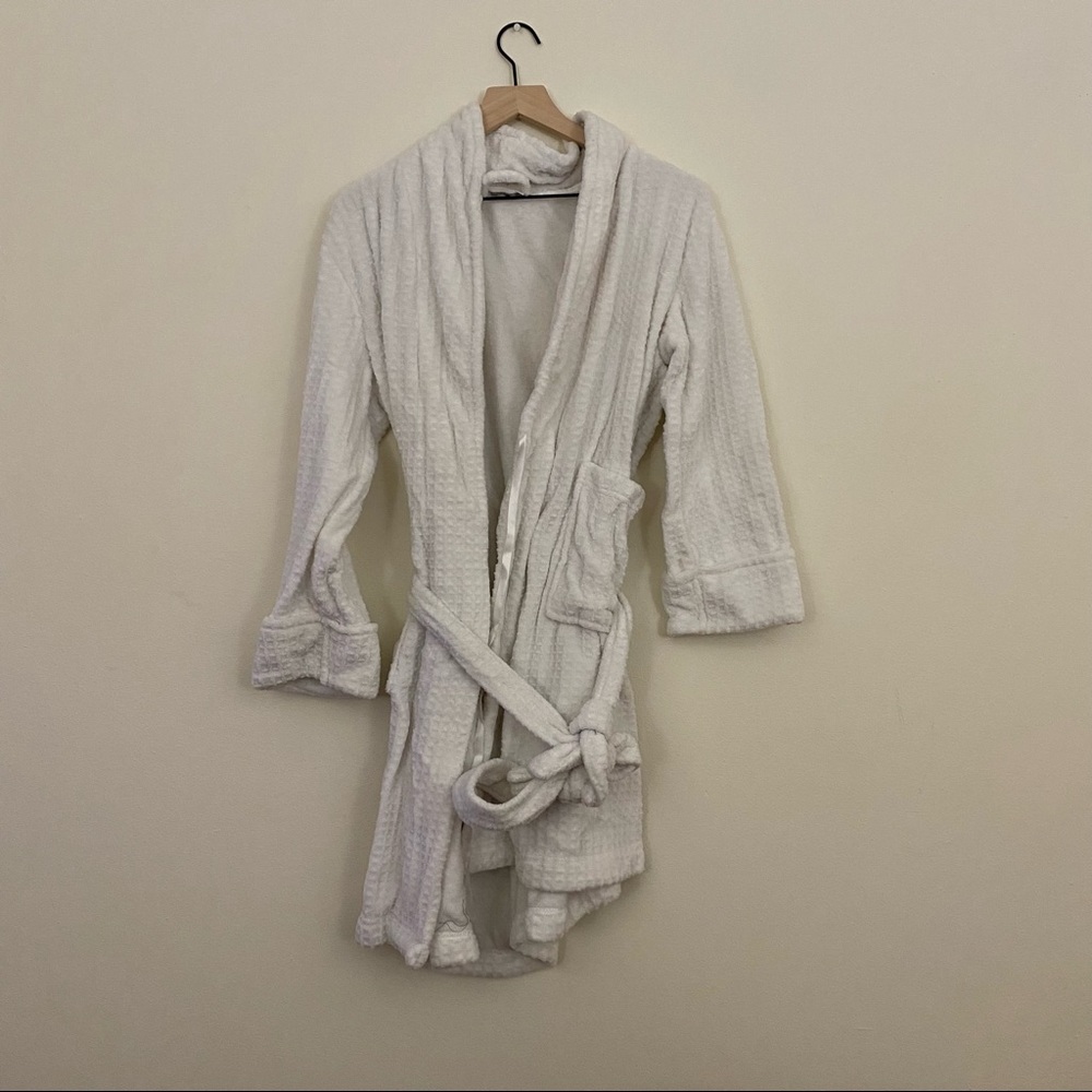 Plush White Robe